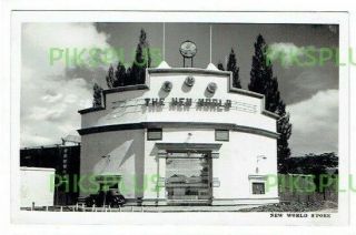 Old Postcard World Amusement Park Singapore Malaya Real Photo Vintage 1940s