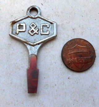 Vintage P & C Mini Pocket Screwdriver Key Fob Tools Collectors.
