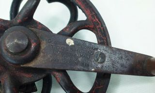 Vtg antique Goodell brace bit hand drill auger wood tool primitive 3
