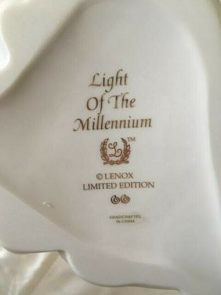 Lenox Limited Edition LIGHT OF THE MILLENIUM Collectible Angel Figurine 5