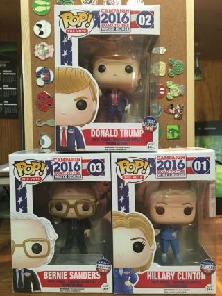 Funko Road To The White House Trump Clinton Sanders Election 2016 Plus Snoopy