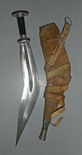 Old Afar Traditional Knife,  African Ethnic Of The Horn Of Africa