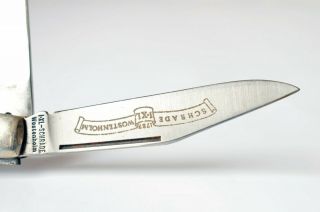 1980 Schrade Wostenholm I - XL 3 Blade Knife Sheffield England Rare 11084 3