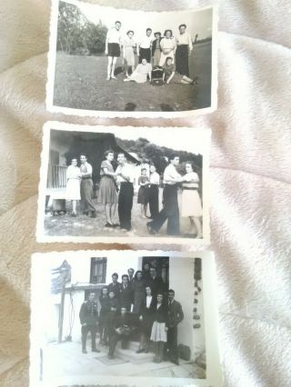 Vintage 3 Photos 1940 