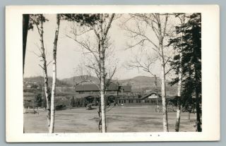 Rus - Tik Inn Mont Rolland Quebec Rppc Rare Vintage Photo Cpa Postcard 1940s