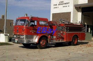 Lynn,  Ma Fire Apparatus Slide: E - 10 1964 Mack C (j.  Calderone Slide)