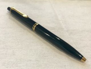 Pelikan K250 Black Ballpoint Pen With Gold Trim - Estate