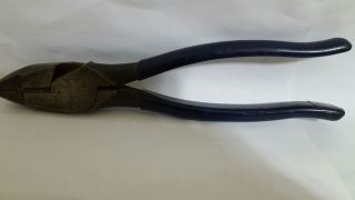 Vintage Craftsman Pliers 9 1/2 " Long
