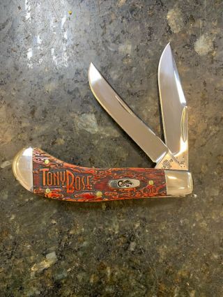 Rare Case Xx Tony Bose 013 Pocket Knife T.  B.  62110 Ss Stainless