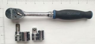 Duralast 3/8 " Drive Ratchet With 4 Attachments