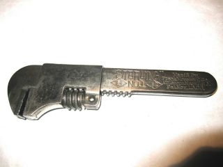 Antique Frank Mossberg Co.  No.  1 Rare Bicycle Wrench Adjustable Wrench 5 "