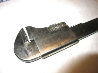 ANTIQUE FRANK MOSSBERG CO.  NO.  1 RARE BICYCLE WRENCH ADJUSTABLE WRENCH 5 