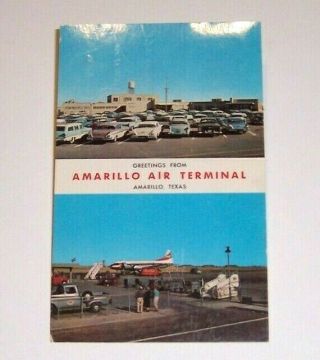 Amarillo Air Terminal Post Card