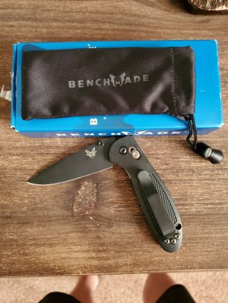 Benchmade Mini Griptilian Axis Lock Knife Black (2.  91 " Black D2) Discontinued