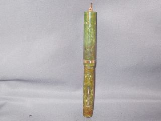 Sheaffer Jade Green Ring Top Fountain Pen - - Fine Point