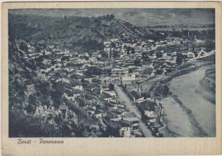 T) Postcard Berat Albania Italy Italian Field Post Office 49 1941