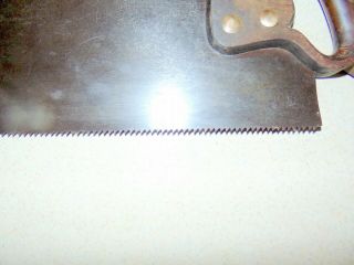 Vintage Disston No.  D - 8 Crosscut Hand Saw - 7 PPI - INV116 6