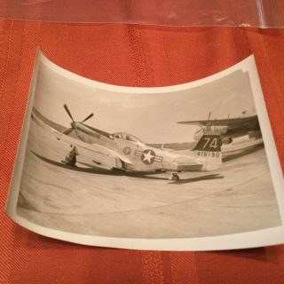 Vintage Photo Of An Old Plane Maybe Ww Ll Black And White
