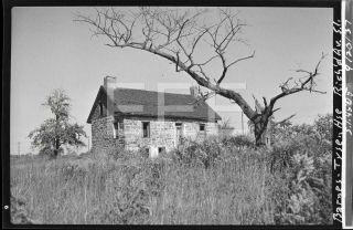 1937 Barnes Tysen Hse Richmond Av Staten Island Nyc Old Sperr Photo Negative U29