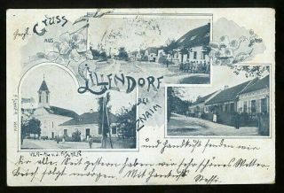 1903 Postcard,  Gruss Aus Liliendorf (lesná) Bei Znaim (znojmo),  Czech Republic