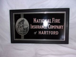 Vintage National Fire Insurance Company Of Hartford Insurance Advertising Sign