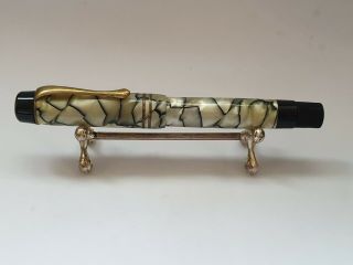 Vintage Fountain Pen Transparent Window Very Rare Pen (no.  ЯЯ444)