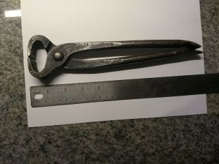 Sargent & Co 10 " Vintage Nippers Farrier - Nail Puller Tool