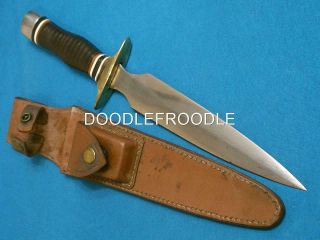 Big Vintage Commando Combat Fighting Dirk Dagger Stiletto Bowie Knife Knives Old