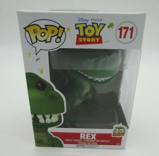 Funko Pop Disney Pixar Toy Story Rex 171 Vinyl Figure With Protector