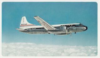 Mainliner Convairs Aircraft United Airlines Advertising Postcard