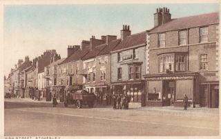 Stokesley - High Street,  Old Lorry,  Shops By Richardson