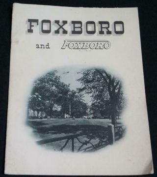 Foxboro Industrial Instrument Company Advertising Souvenir Brochure 1947 Vintage