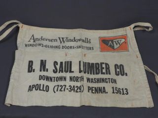 Vintage B.  N.  Saul Apollo (pennsylvania) Lumber Carpenter 