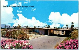 Palm Springs,  California Postcard " Frank Sinatra 