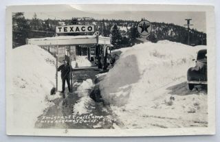 Emigrant Trail Camp U.  S.  40 Highway Calif.  Rppc Real Photo Postcard C.  1939;h261
