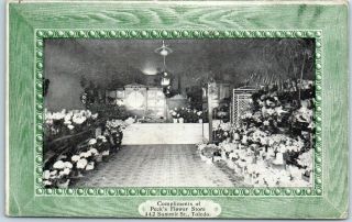 1910s Toledo,  Ohio Postcard Compliments Of Peck 