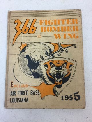 1955 366th Fighter Bombing Wing England Air Force Base Louisiana Complete 80,  Pg