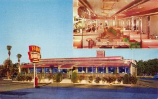 Postcard Multiple Views Bm Diner Restaurant In Miami,  Florida 111681