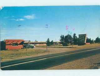 Pre - 1980 Motel Scene Calumet - Near Fulton & Houghton Michigan Mi Ad9549