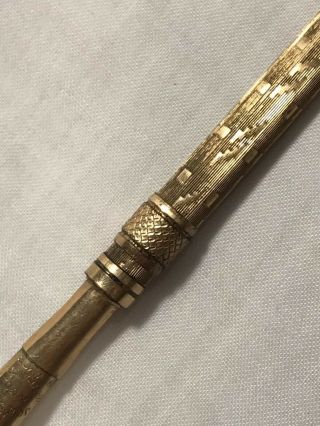 Late 1800s Gold/mother Of Pearl Dip Pen: E.  S.  Johnson & Co York Stunning