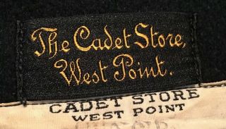 USMA 1958 West Point Cadet Military Army Black Wool Parka Hoodie Jacket Coat 7