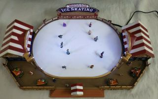 MR CHRISTMAS GOLD LABEL WORLD ' S FAIR SKATERS Skating Rink Box 2