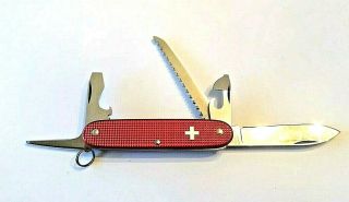 Victorinox Red Aluminum Handled Swiss Army Knife