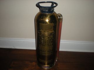 Antique Fire Extinguisher General Quick Aid Model Ts - 15 With Hose - Ex.