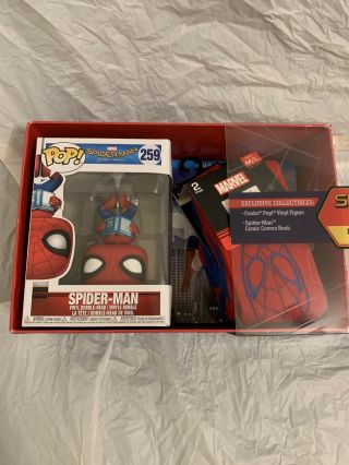 Spider - Man Homecoming Walmart Exclusive Lmtd.  Ed Gift Box with FUNKO POP 259 2