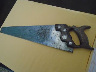 Vintage Atkins Silver Steel Handsaw 16 " Cutting Blade.