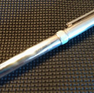 Tiffany & Co.  Sterling Silver Enamel Retractable T - clip Ballpoint Pen 6