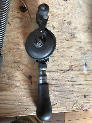 North Brothers Yankee No.  1530 Ratcheting Hand Drill 10 In Long Vintage Usa