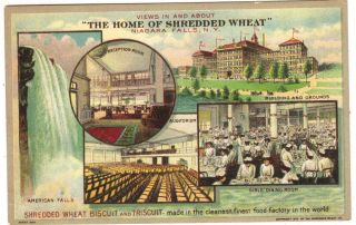 Shredded Wheat Advertising Old Post Card 5/10 1fix