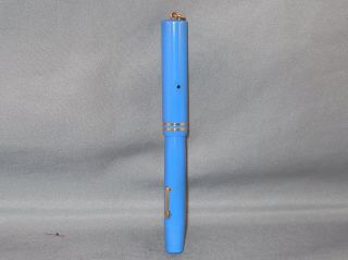 Conklin Vintage Blue Ring Top Fountain Pen - - Flexible Medium